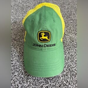 John Deere Toddler Kids’ Mesh Trucker Baseball Cap Hat Yellow Green SnapBack